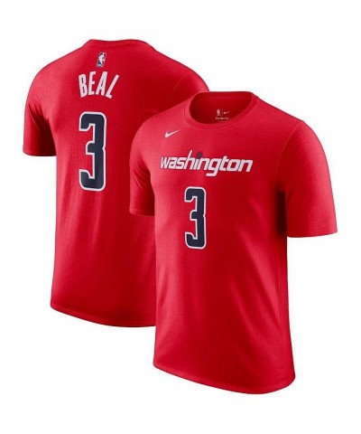 Men's Bradley Beal Red Washington Wizards Icon 2022/23 Name and Number T-shirt $20.87 T-Shirts