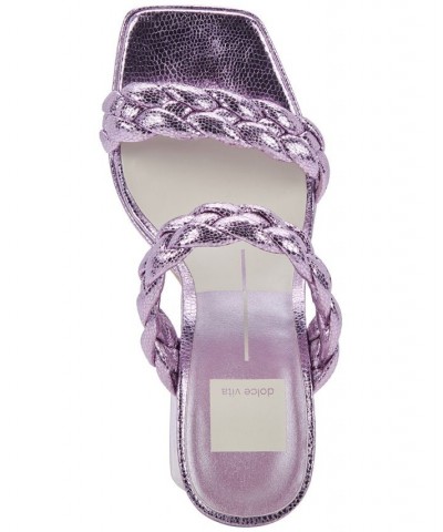 Women's Ashby Braided Two-Band Platform Sandals PD09 $73.50 Shoes