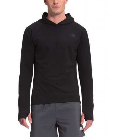 Men's Wander Sun Performance Hoodie Black $35.75 Sweatshirt