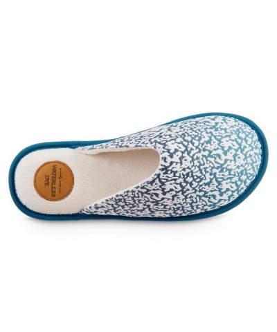 Women's Spectra Waterless Dye Slide Slipper Aqua Sea $25.92 Shoes