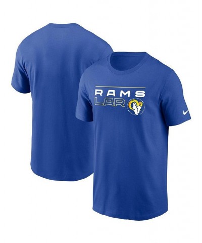 Men's Royal Los Angeles Rams Broadcast Essential T-shirt $18.80 T-Shirts