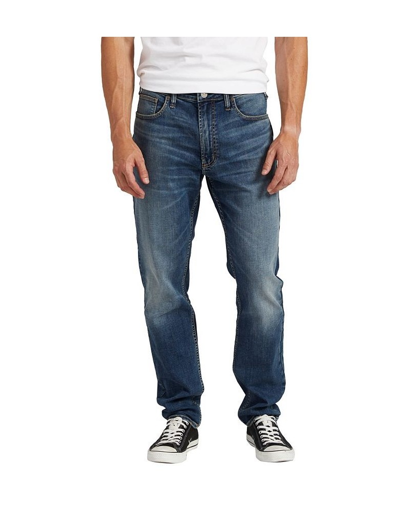 Men's Risto Athletic Fit Skinny Leg Jeans Blue $45.60 Jeans