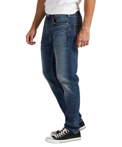 Men's Risto Athletic Fit Skinny Leg Jeans Blue $45.60 Jeans