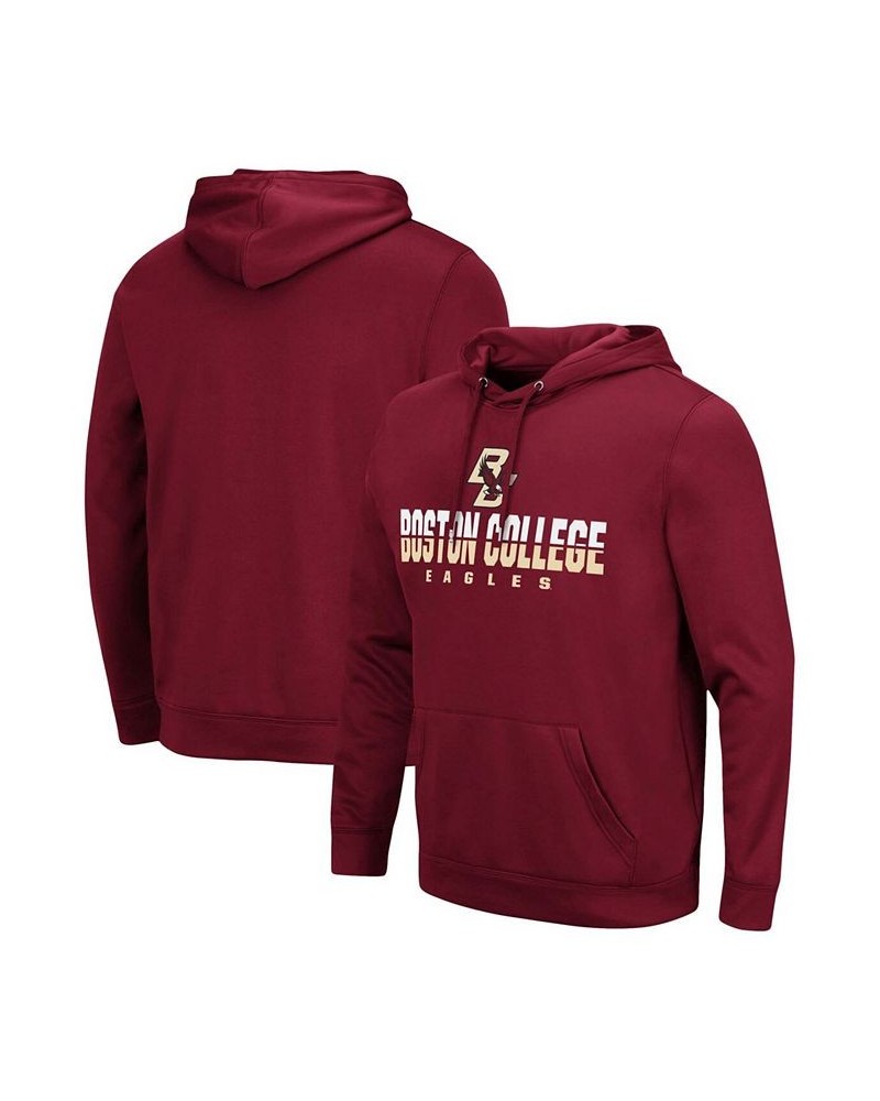 Men's Maroon Boston College Eagles Lantern Pullover Hoodie $28.55 Sweatshirt