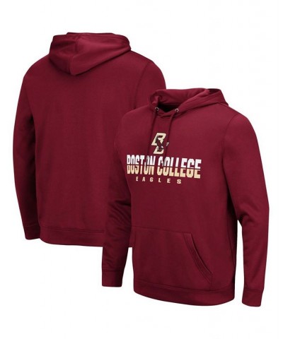 Men's Maroon Boston College Eagles Lantern Pullover Hoodie $28.55 Sweatshirt