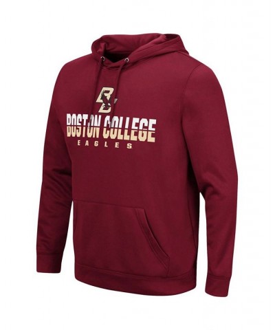 Men's Maroon Boston College Eagles Lantern Pullover Hoodie $28.55 Sweatshirt