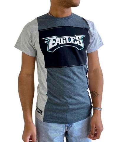 Men's Heathered Charcoal Philadelphia Eagles Split T-shirt $29.49 T-Shirts