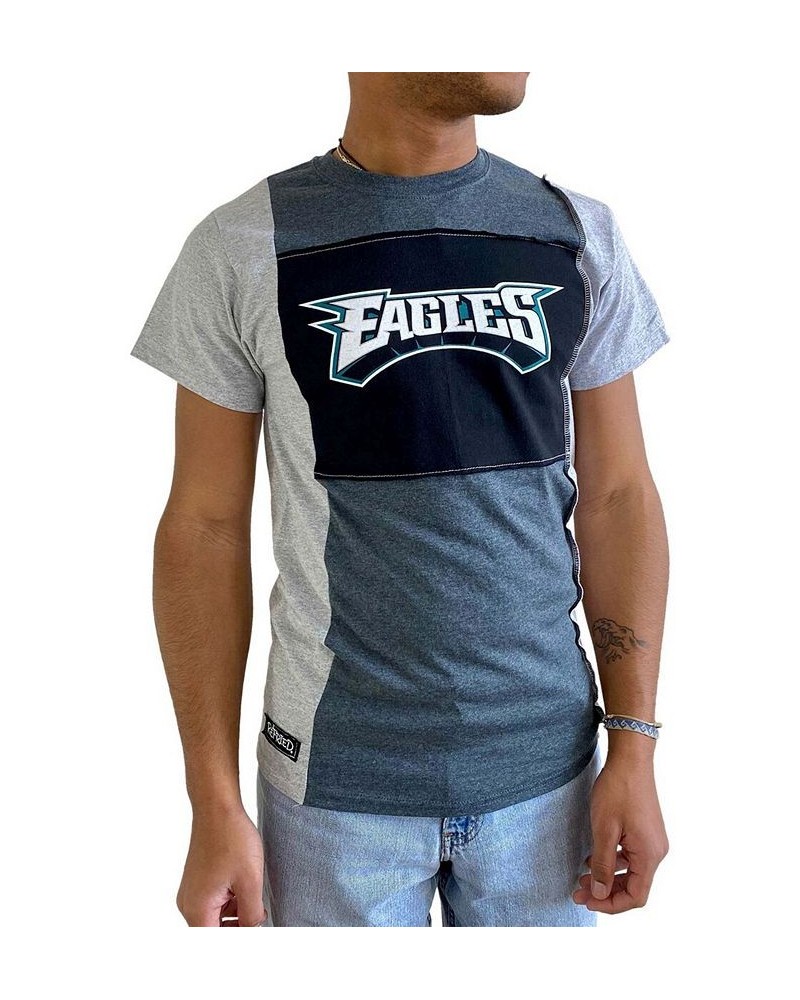 Men's Heathered Charcoal Philadelphia Eagles Split T-shirt $29.49 T-Shirts