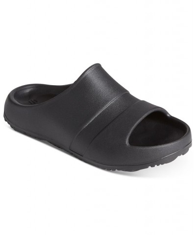 Women's Float Slide Rubber Sandals Black $19.72 Shoes