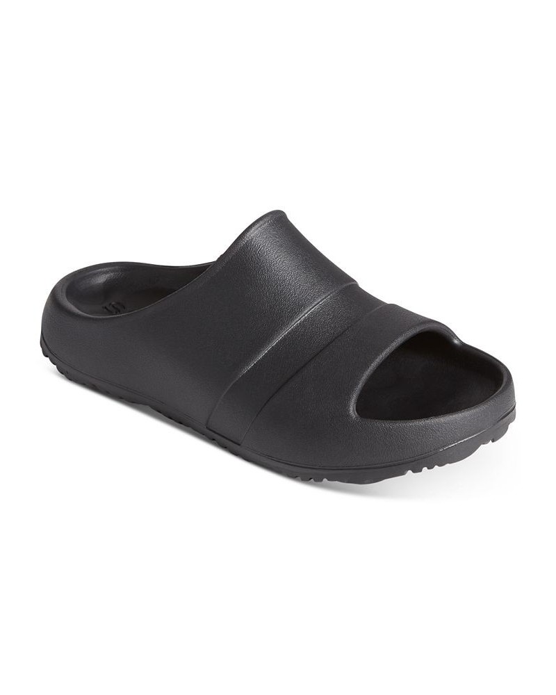 Women's Float Slide Rubber Sandals Black $19.72 Shoes