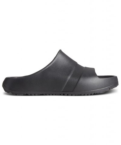 Women's Float Slide Rubber Sandals Black $19.72 Shoes