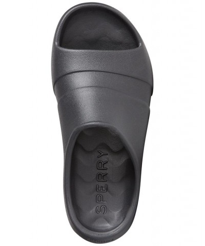 Women's Float Slide Rubber Sandals Black $19.72 Shoes