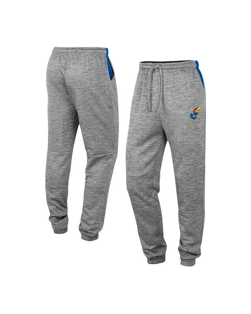 Men's Gray Kansas Jayhawks Worlds to Conquer Sweatpants $34.19 Pants