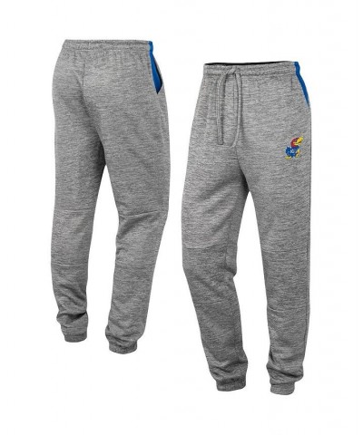 Men's Gray Kansas Jayhawks Worlds to Conquer Sweatpants $34.19 Pants