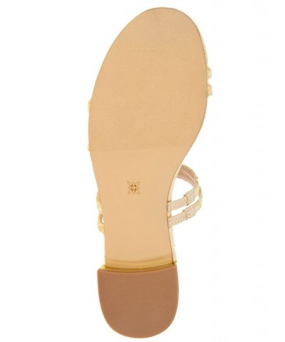 Women's Dexti Slip-on Flat Sandal Ivory/Cream $46.28 Shoes