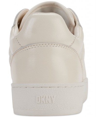 Women's Oriel Quilted Lace-Up Low-Top Sneakers Eggnog $77.91 Shoes