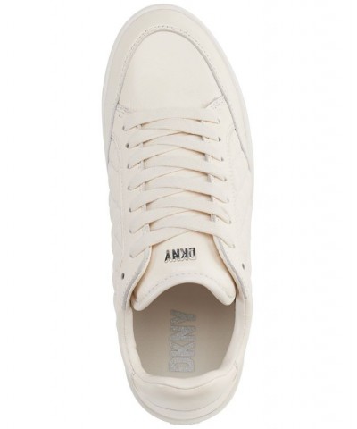 Women's Oriel Quilted Lace-Up Low-Top Sneakers Eggnog $77.91 Shoes