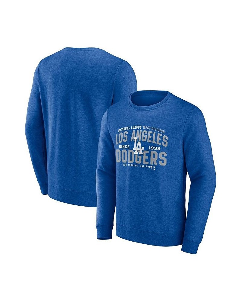 Men's Branded Heathered Royal Los Angeles Dodgers Classic Move Pullover Sweatshirt $28.00 Sweatshirt