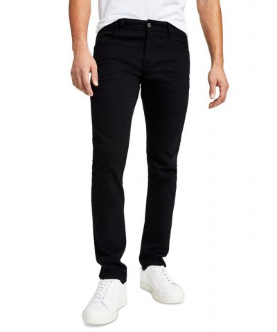 Men's 5 Pocket Skinny Denim Jeans Black $36.00 Jeans