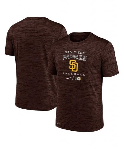 Men's Brown San Diego Padres Authentic Collection Velocity Practice Performance T-shirt $19.35 T-Shirts