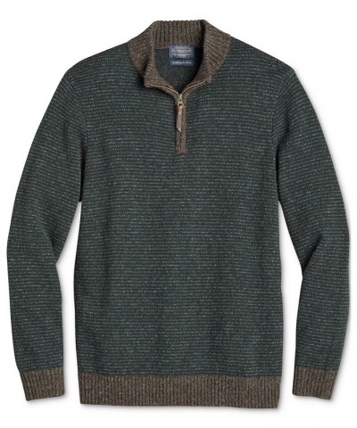 Men's Shetland Half Zip Sweater PD04 $33.80 Sweaters