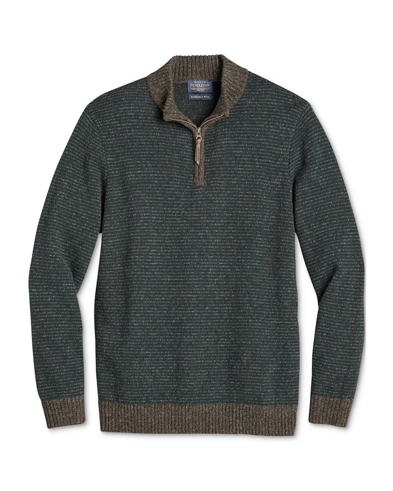 Men's Shetland Half Zip Sweater PD04 $33.80 Sweaters