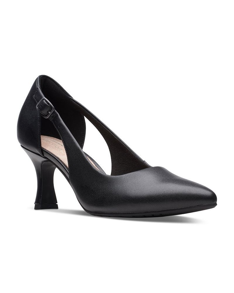 Women's Kataleyna Rae Side-Cutout Comfort Pumps Black $32.70 Shoes