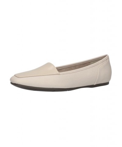 Women's Thrill Square Toe Comfort Flats Tan/Beige $31.20 Shoes