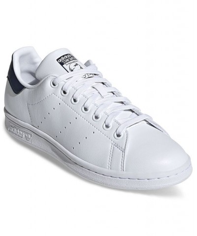 Women's Originals Stan Smith Primegreen Casual Sneakers Footwear White, Navy $45.00 Shoes