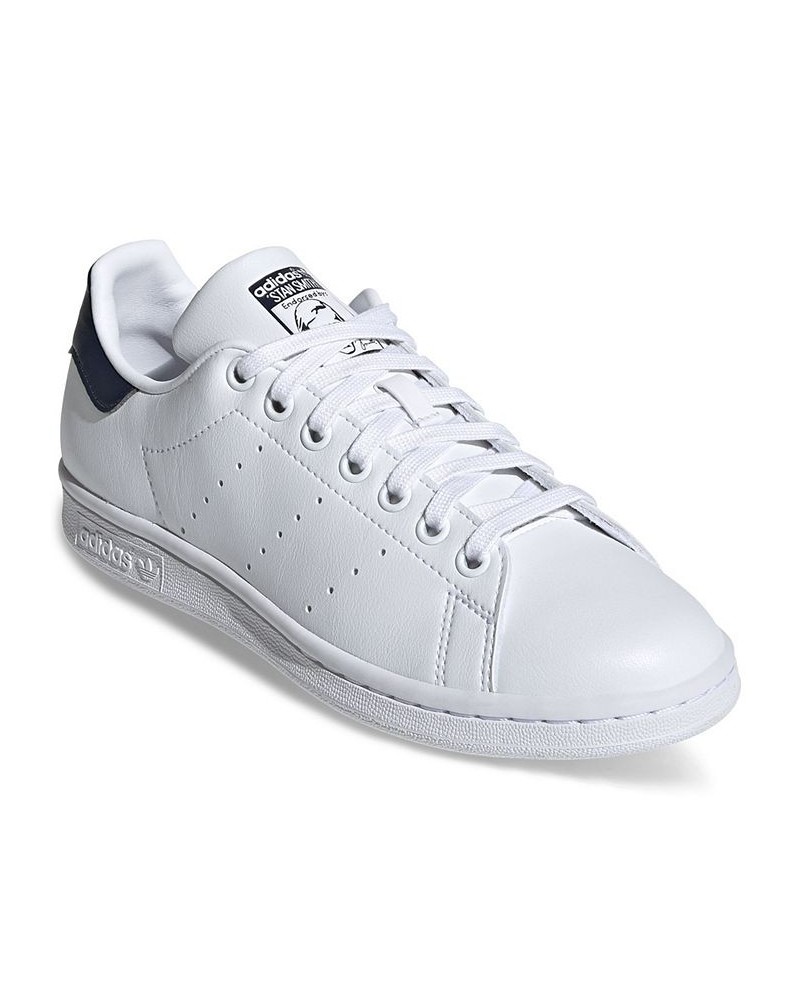 Women's Originals Stan Smith Primegreen Casual Sneakers Footwear White, Navy $45.00 Shoes