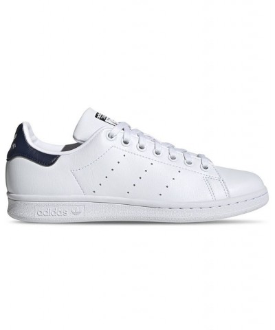 Women's Originals Stan Smith Primegreen Casual Sneakers Footwear White, Navy $45.00 Shoes