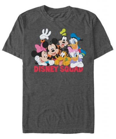 Men's Disney Squad Short Sleeve T-Shirt Gray $16.80 T-Shirts