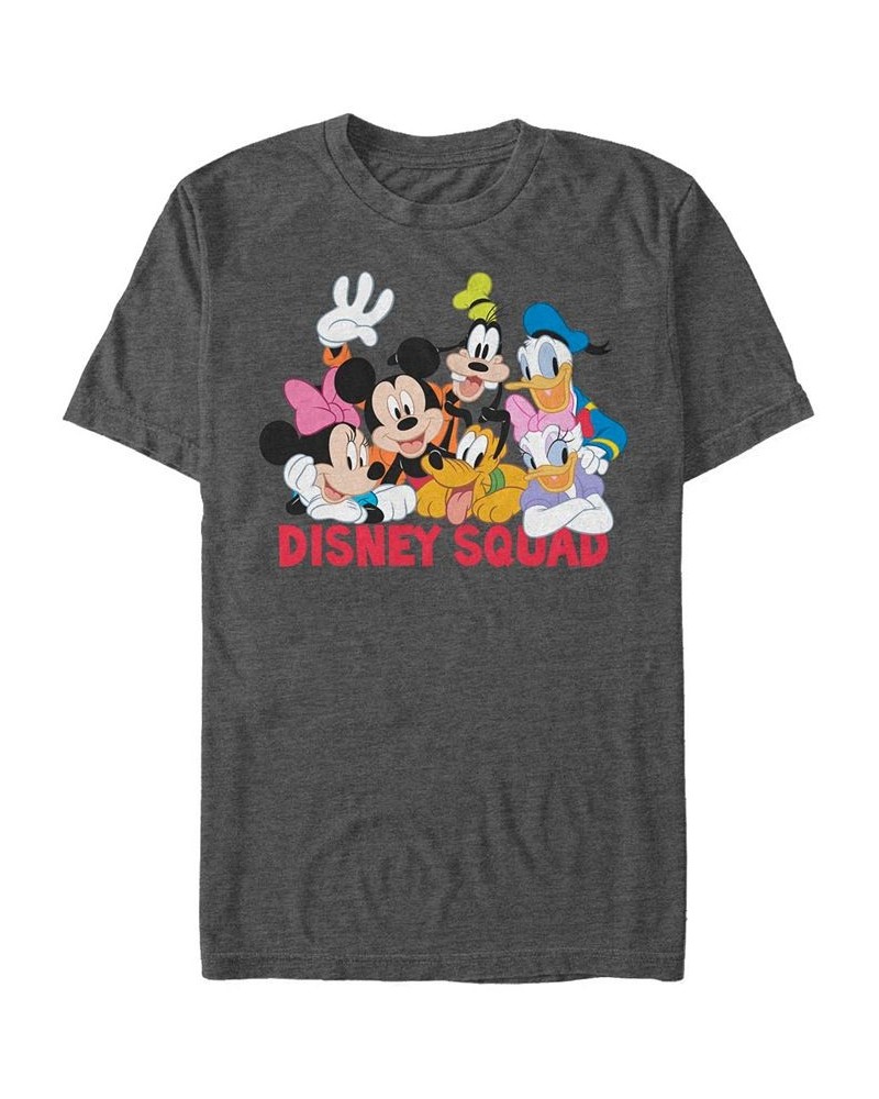 Men's Disney Squad Short Sleeve T-Shirt Gray $16.80 T-Shirts