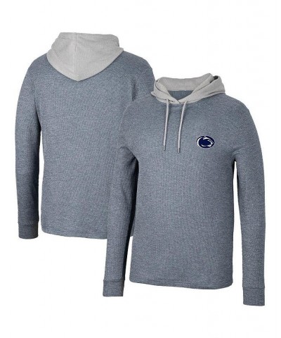 Men's Navy Penn State Nittany Lions Ballot Waffle-Knit Thermal Long Sleeve Hoodie T-shirt $32.20 T-Shirts