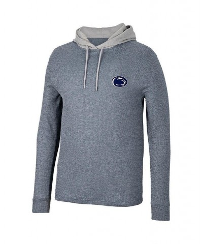 Men's Navy Penn State Nittany Lions Ballot Waffle-Knit Thermal Long Sleeve Hoodie T-shirt $32.20 T-Shirts