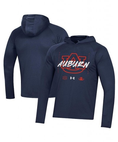 Men's Navy Auburn Tigers On Court Shooting Long Sleeve Hoodie T-shirt $34.19 T-Shirts