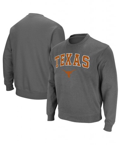 Men's Charcoal Texas Longhorns Arch & Logo Pullover Sweatshirt $23.65 Sweatshirt