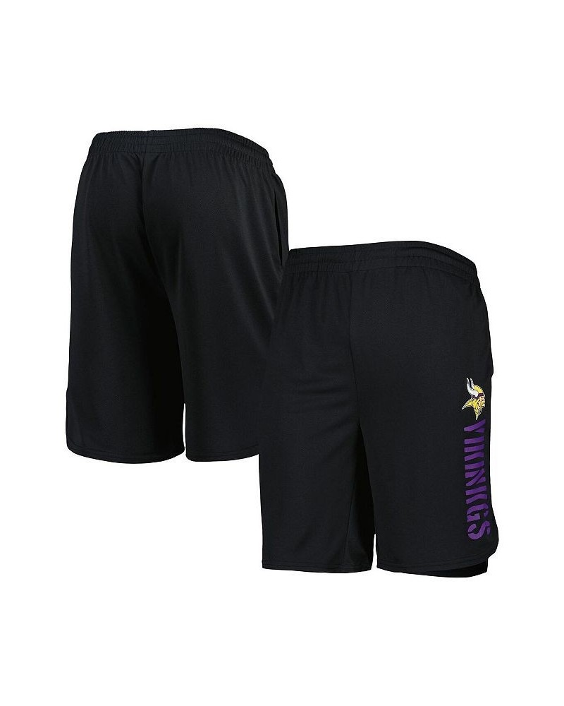 Men's Black Minnesota Vikings Team Shorts $36.84 Shorts