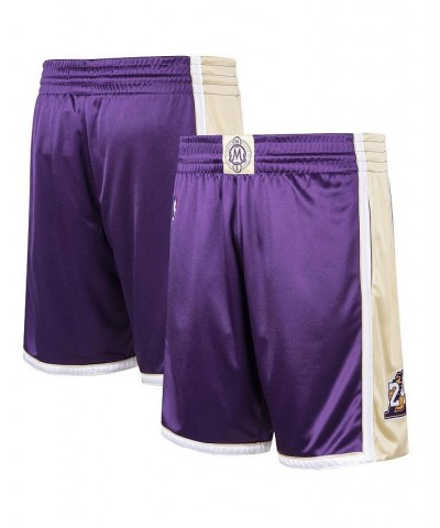 Men's Kobe Bryant Purple Los Angeles Lakers Hall of Fame Class of 2020 Authentic Hardwood Classics Shorts $72.00 Shorts