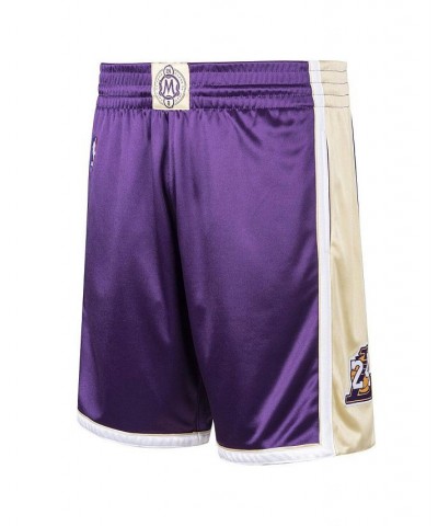 Men's Kobe Bryant Purple Los Angeles Lakers Hall of Fame Class of 2020 Authentic Hardwood Classics Shorts $72.00 Shorts