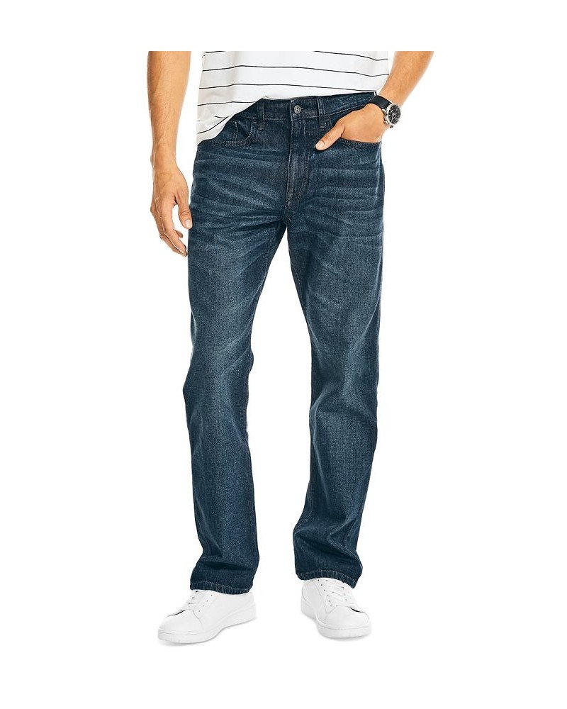 Men's Vintage Straight-Fit Stretch Denim 5-Pocket Jeans North Sea Canal $30.80 Jeans