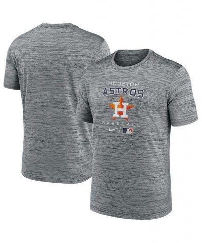 Men's Charcoal Houston Astros Authentic Collection Velocity Practice Space-Dye Performance T-shirt $26.09 T-Shirts