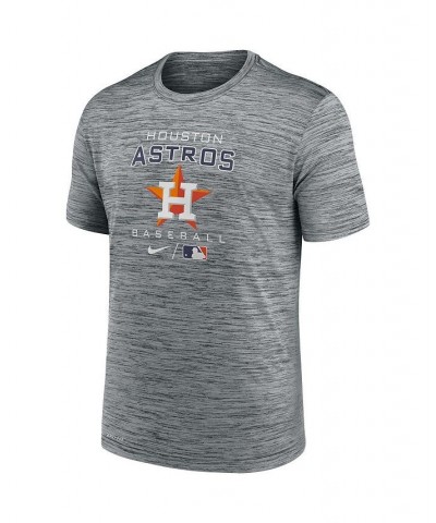 Men's Charcoal Houston Astros Authentic Collection Velocity Practice Space-Dye Performance T-shirt $26.09 T-Shirts