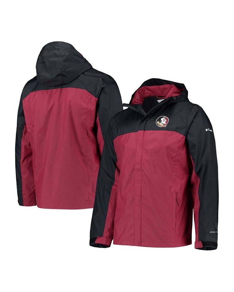 Men's Black, Garnet Florida State Seminoles Glennaker Storm Full-Zip Jacket $26.04 Jackets