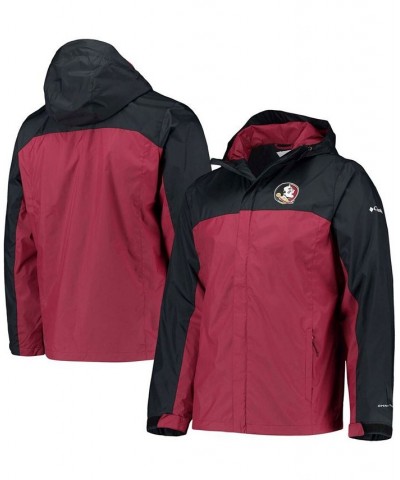 Men's Black, Garnet Florida State Seminoles Glennaker Storm Full-Zip Jacket $26.04 Jackets