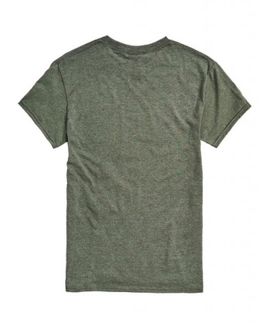 Men's Call Me Pi Short Sleeves T-shirt Green $14.62 T-Shirts