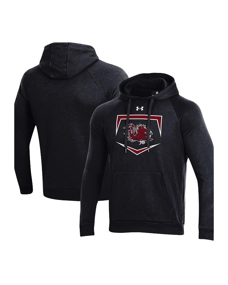 Men's Black South Carolina Gamecocks Baseball Base Logo Pullover Hoodie $39.10 Sweatshirt