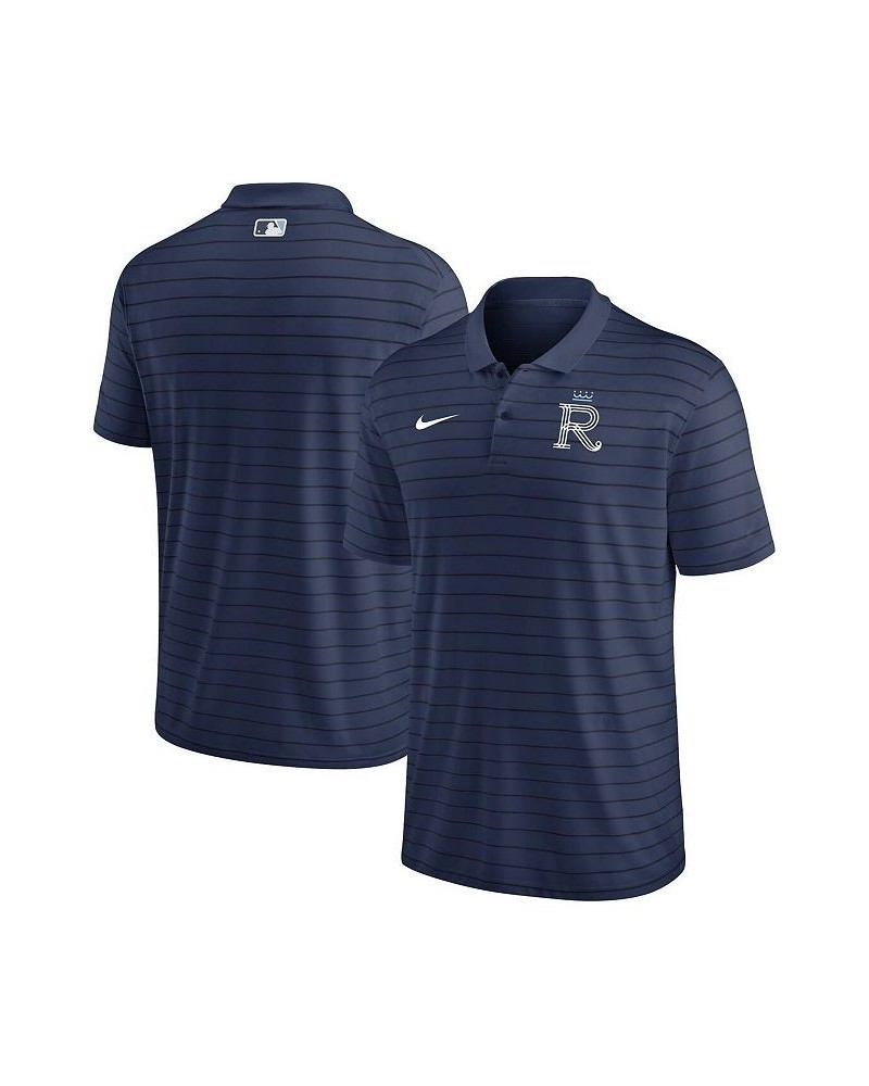 Men's Navy Kansas City Royals City Connect Victory Performance Polo Shirt $36.80 Polo Shirts