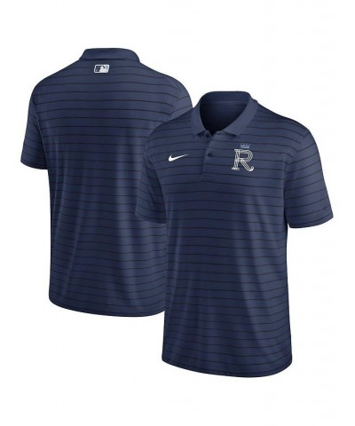 Men's Navy Kansas City Royals City Connect Victory Performance Polo Shirt $36.80 Polo Shirts