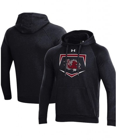 Men's Black South Carolina Gamecocks Baseball Base Logo Pullover Hoodie $39.10 Sweatshirt